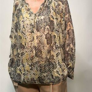 Isabel Marant Women's Snake Print Blouse